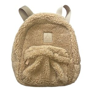 Reebok Tan Sherpa Backpack Adjustable Straps